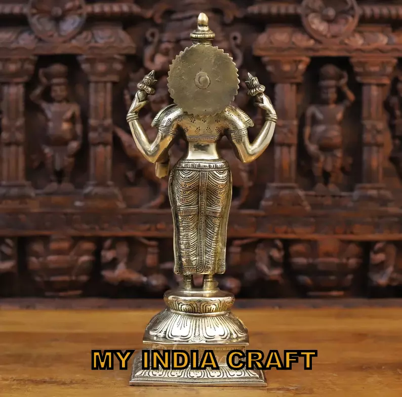 17" Vishnu Lakshmi idol