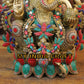24" Colourful Ganpati statue