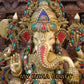 24" Colourful Ganpati statue