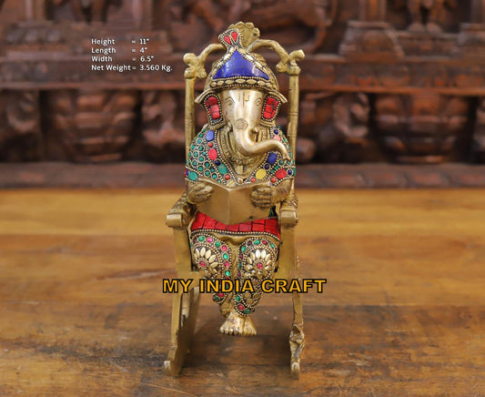 11" Ganpati idol
