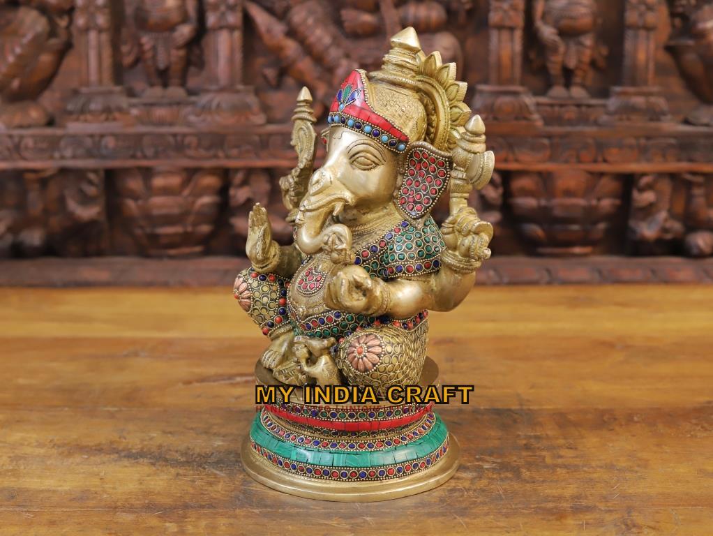 12.5" Ganesh idol