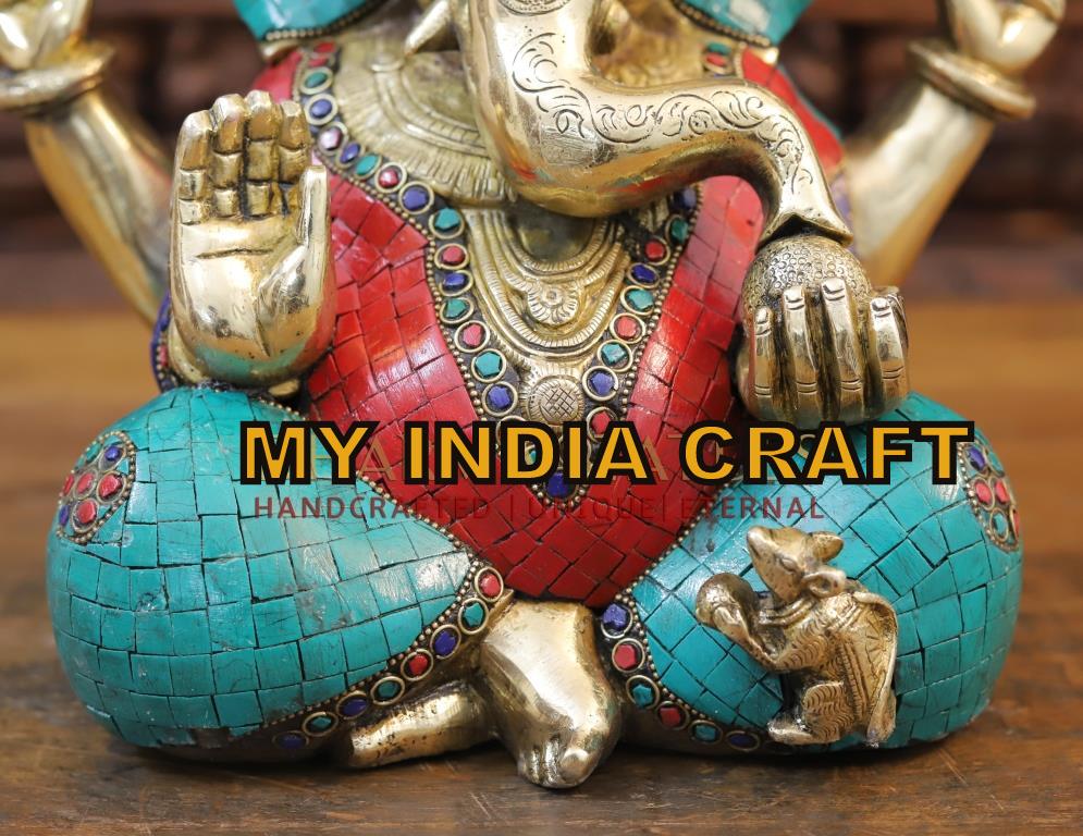 12" Ganesh statue