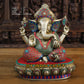 15" Brass Ganesh statue