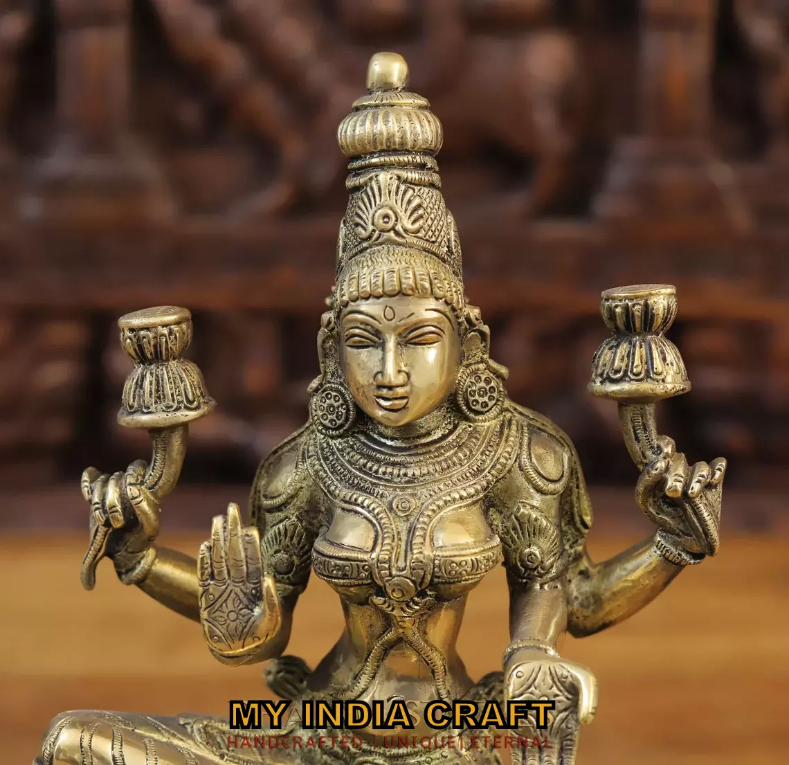 12.5" Lakshmi idol for pooja