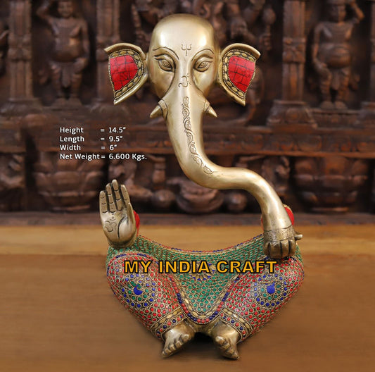 14.5" Ganpati idol