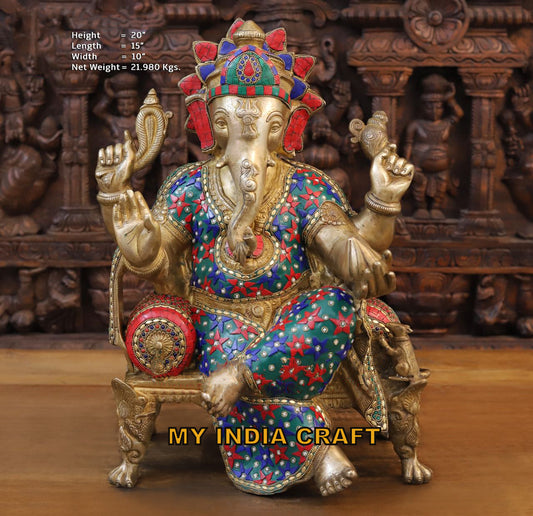 20" Big ganpati idol