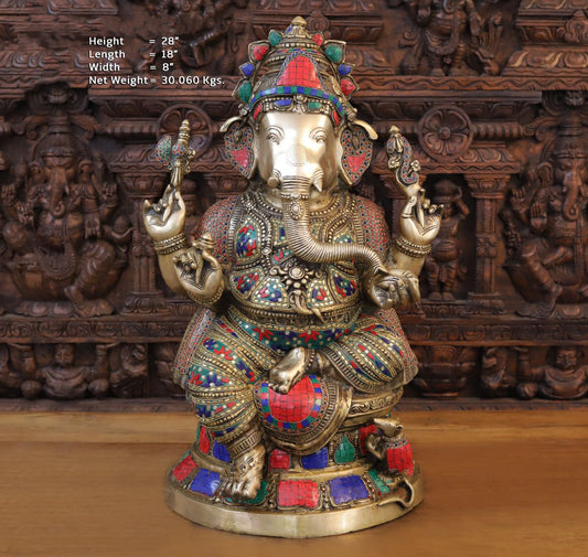 28" Ganpati statue