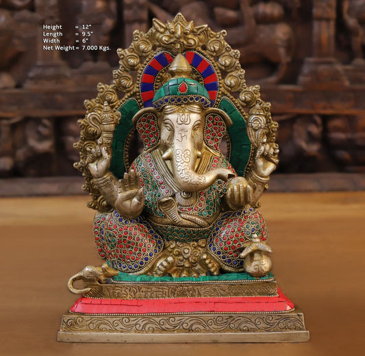12" Ganpati murti