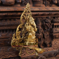 14" Brass Ganpati hanging diya