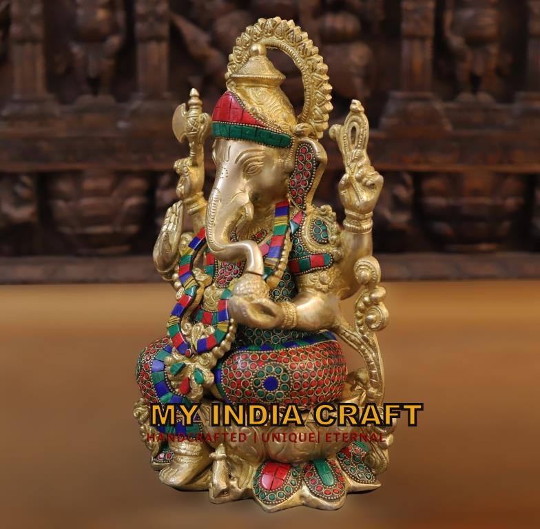 11.5" Ganpati statue