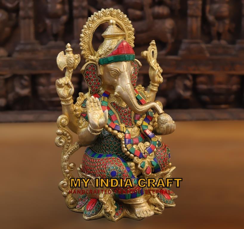 11.5" Ganpati statue