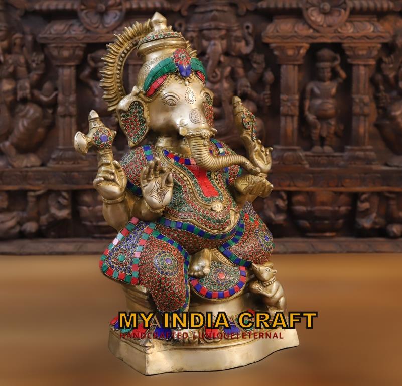 19" Ganpati idol for home entrance