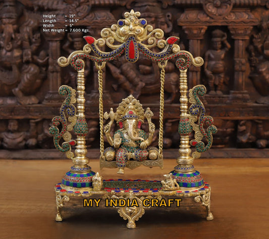 19" Jhula Ganesh Idol