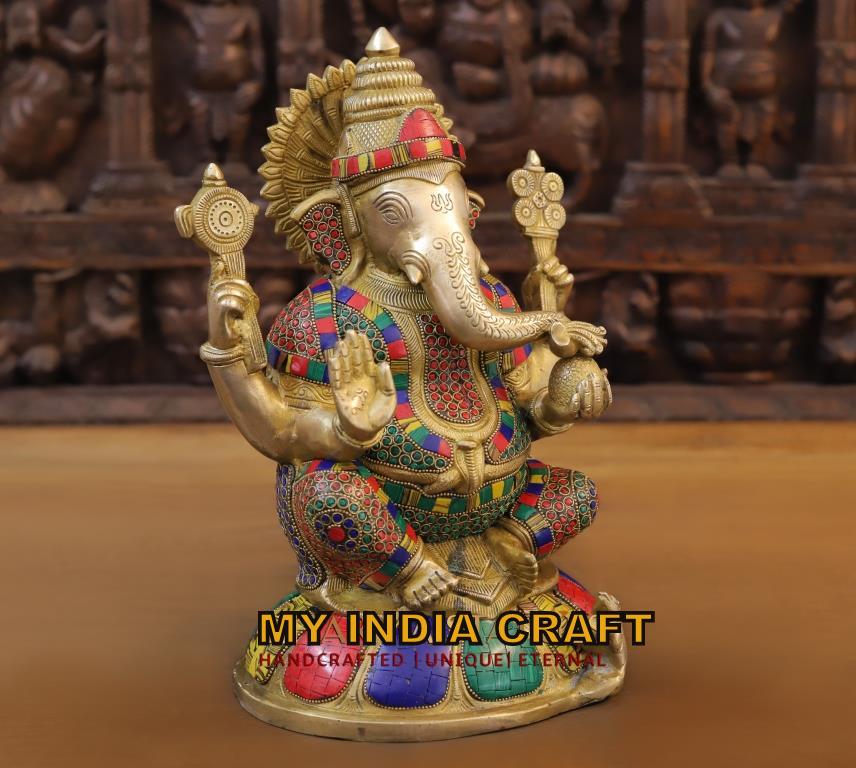 13" Ganpati idol for office