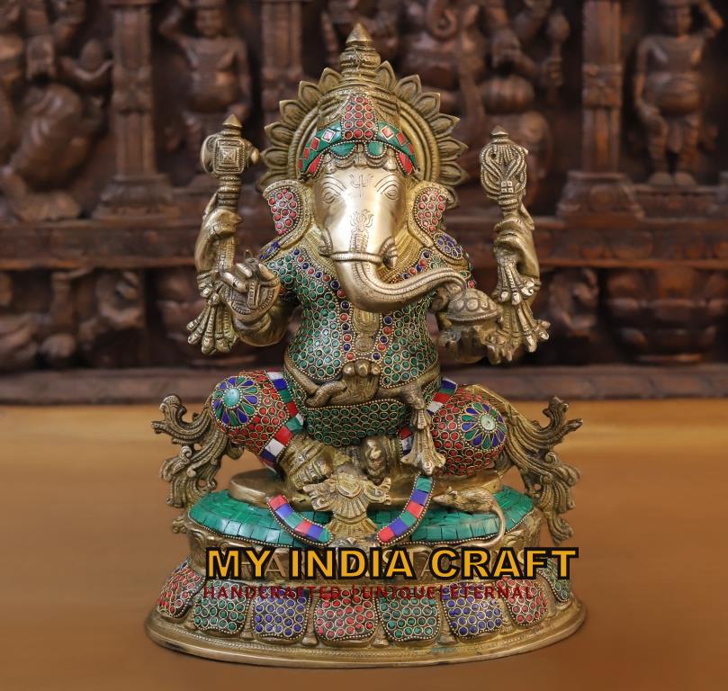 15" Ganesh murti idol