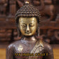 13" Buddha brass carved