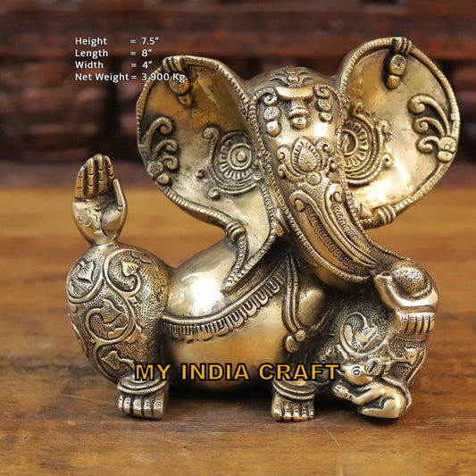 7.5" Appu Ganesh idol