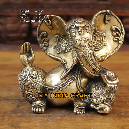 7.5" Appu Ganesh idol