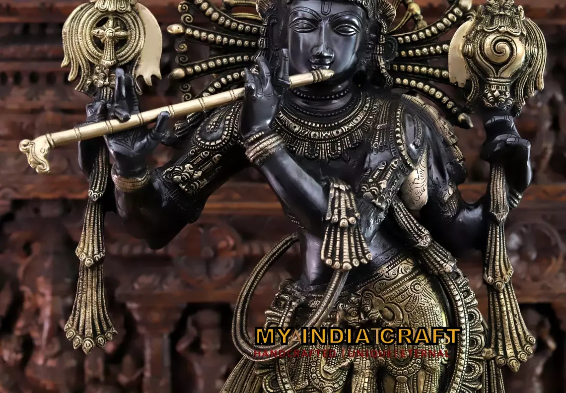 41" Krishna Statue Original Mudra