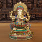 13" Ganesh idol for home entrance