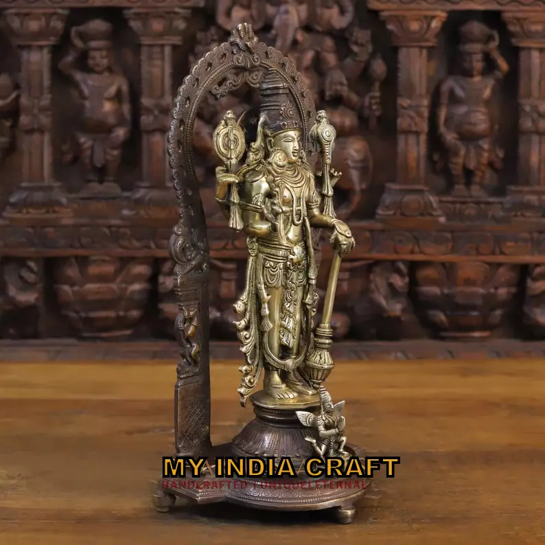 16" Vishnu Lakshmi Statue