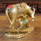 7" Cow statue with baby