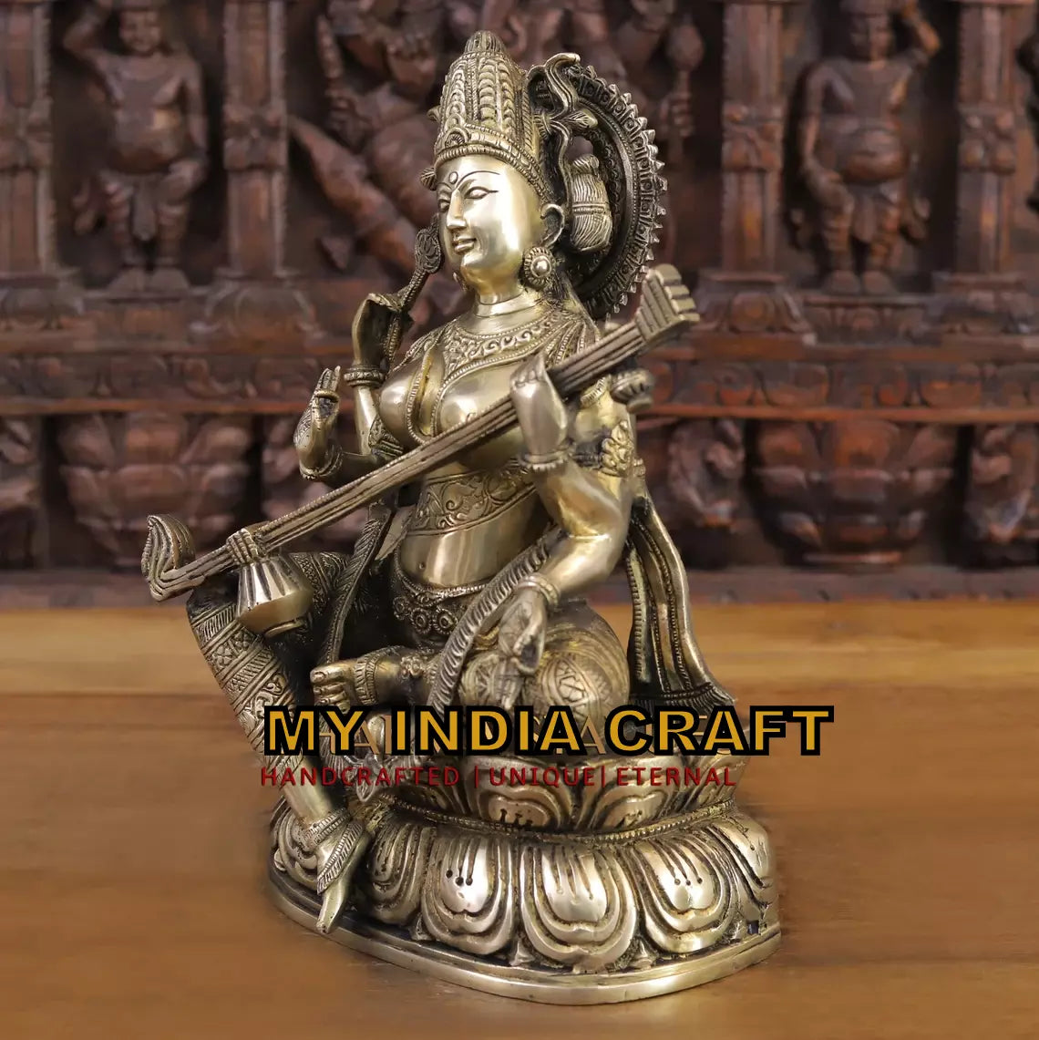15.5" Saraswati idol