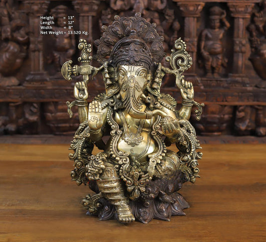 13" Ganesh chaturthi statue