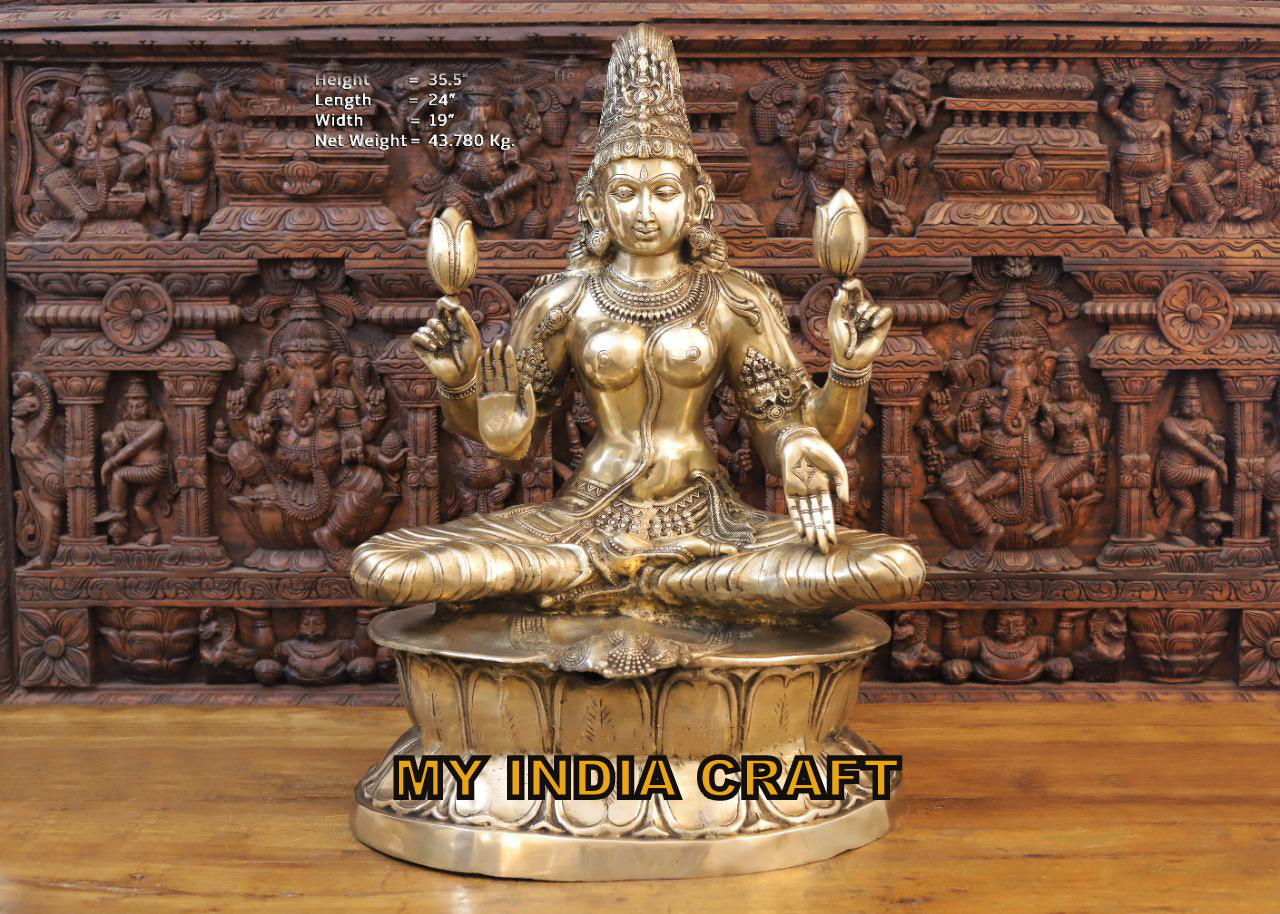 35.5" Lakshmi statue for entrance