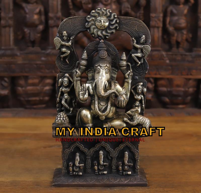 13.5" ganesha for pooja