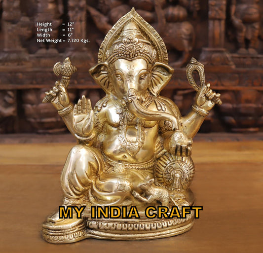 12" Ganpati idol