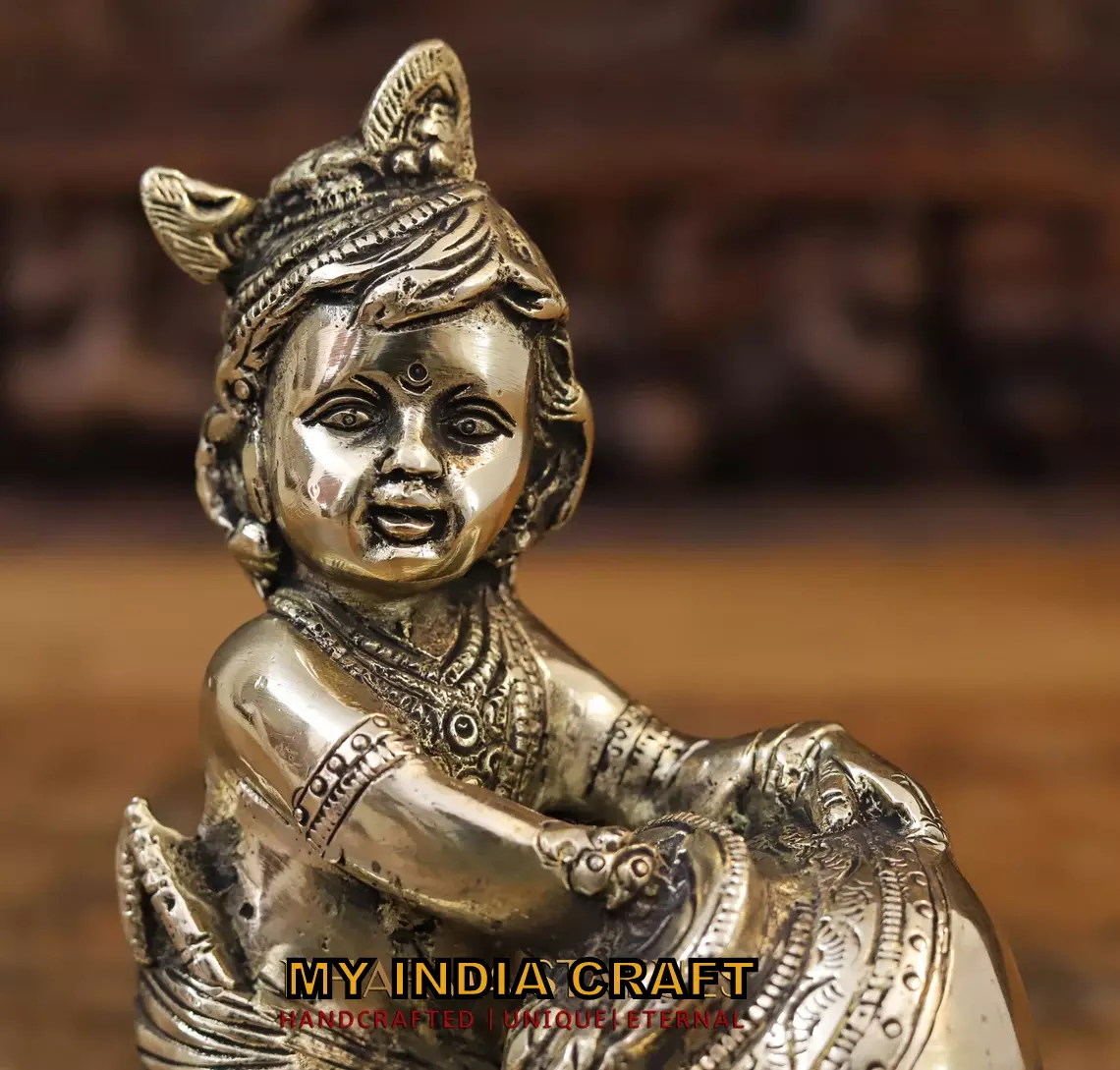 8" Laddoo Gopal Statue