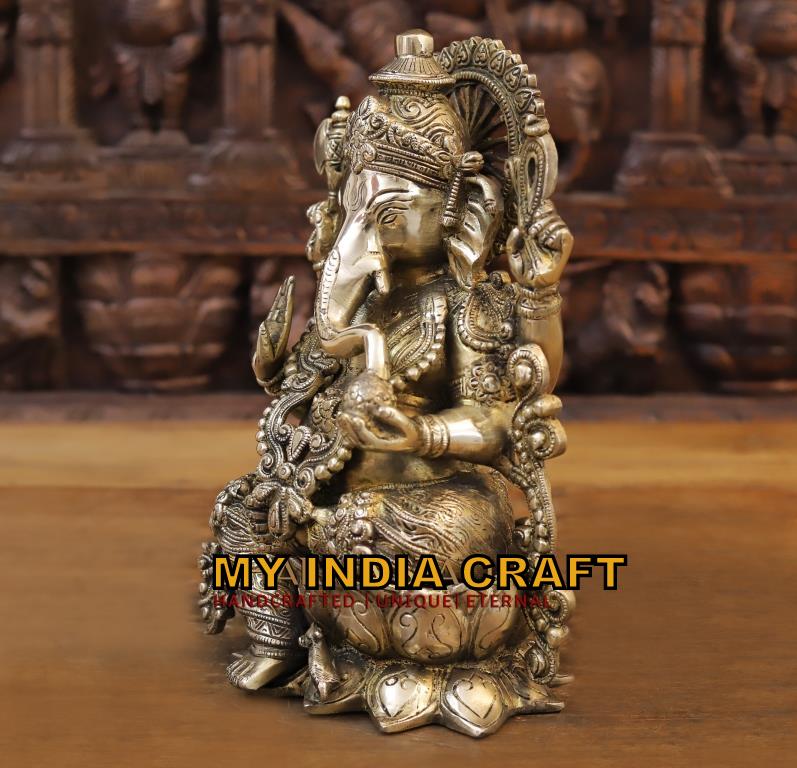 12" Ganesh statue