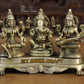 7" Ganesh Lakshmi Saraswati statue