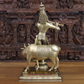 25" Cow Krishna Brass