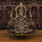 19.5" Urli with lakshmi elephants