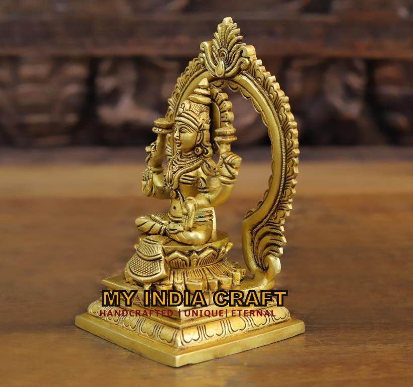 Lakshmi idol for pooja brass
