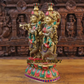 21" Radha Krishna Idol Brass
