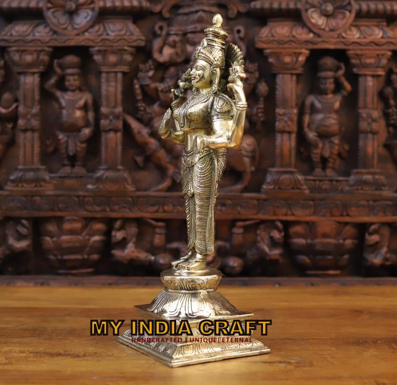 Lakshmi statue standing