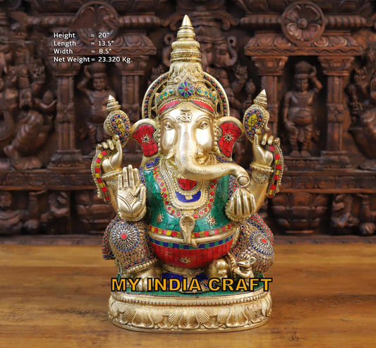 20" Beautiful Ganesh statue