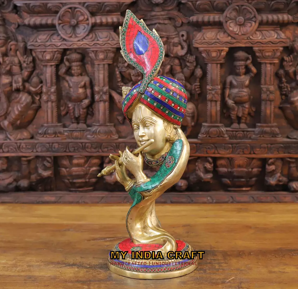 22" Krishna with flute