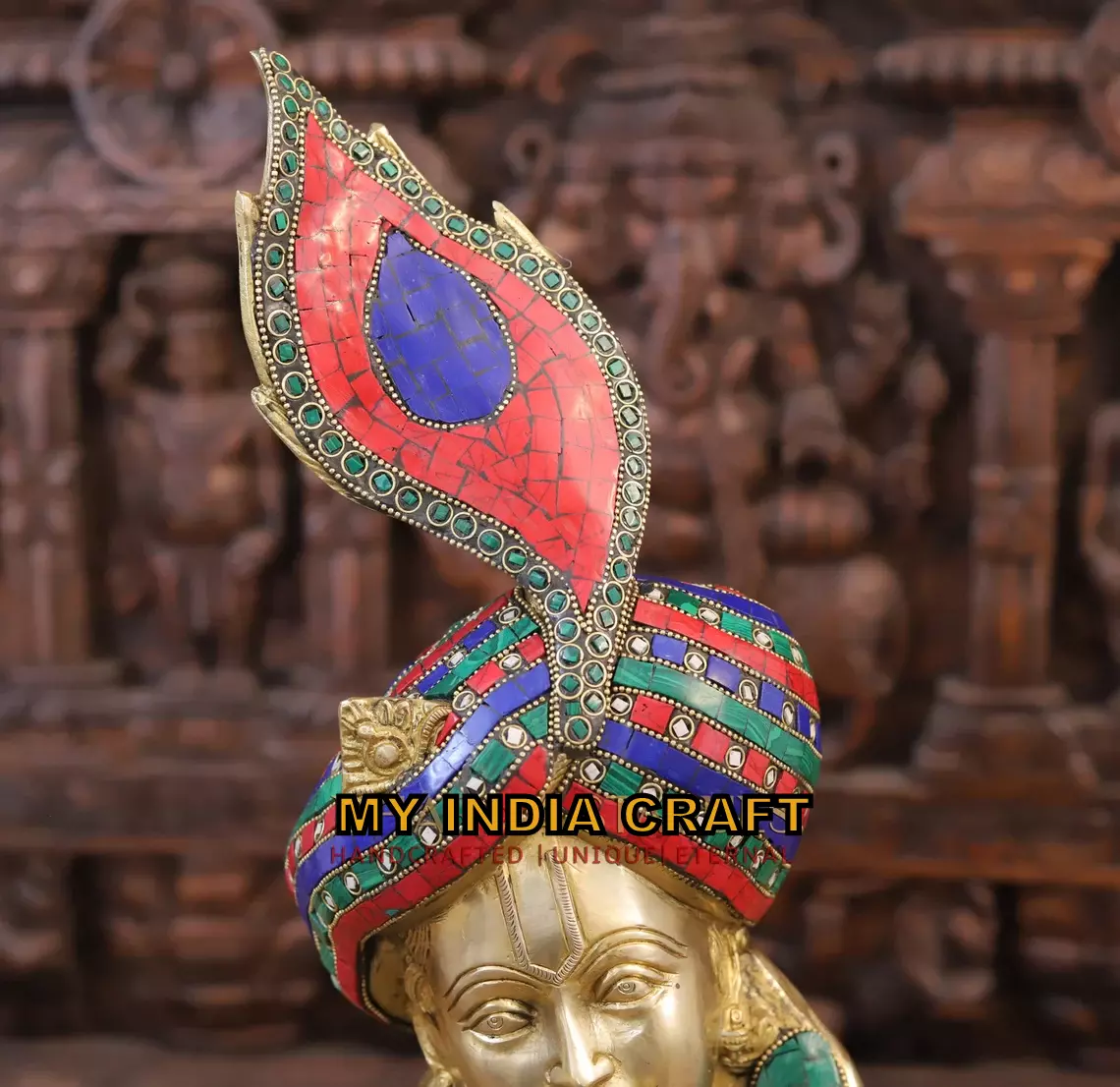 22" Krishna with flute