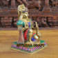 10" Hanuman Statue brass inlay
