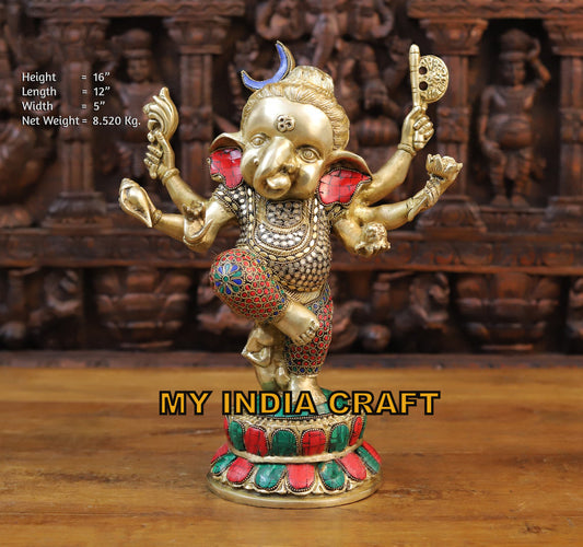 16" bal ganesh statue