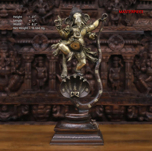 27" Standing Ganesha statue