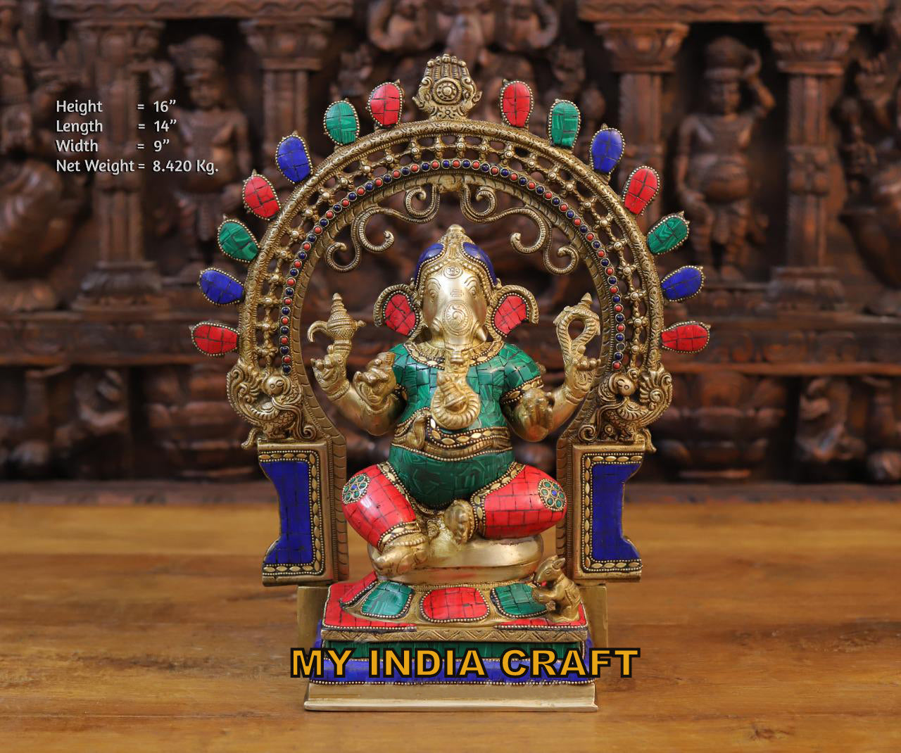 16" Ganpati statue for mandir