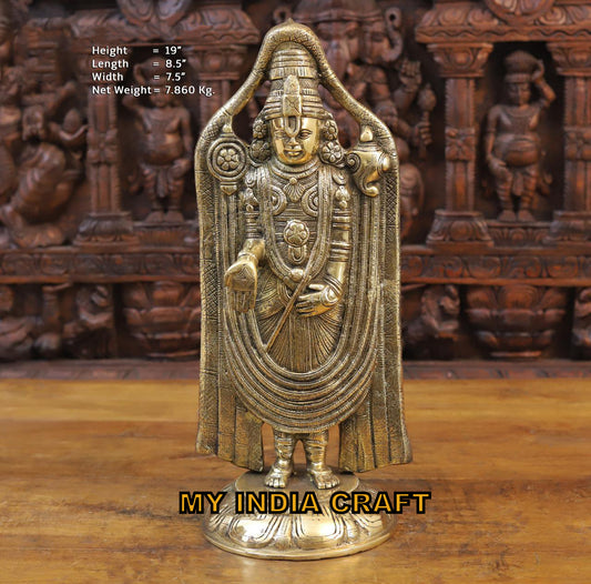 19" Vishnu statue