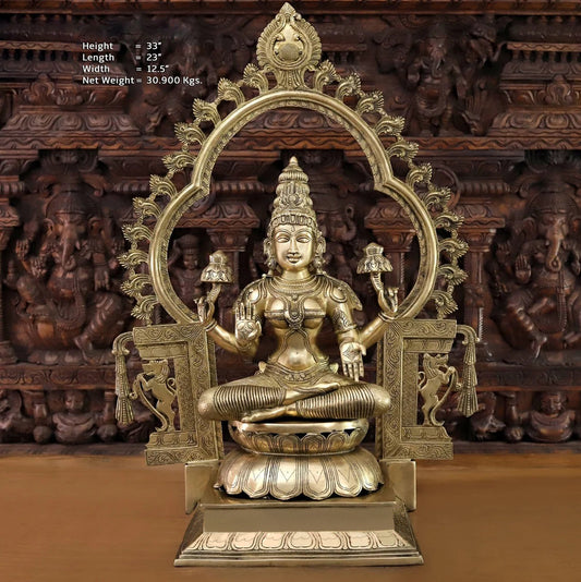 33" LAKSHMI STATUE BIG SIZE