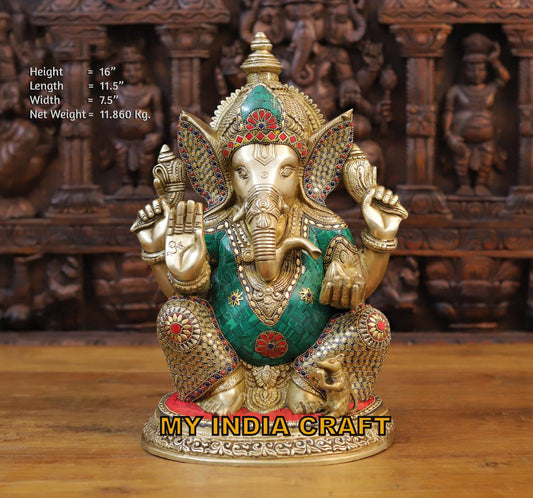 16" Ganpati statue