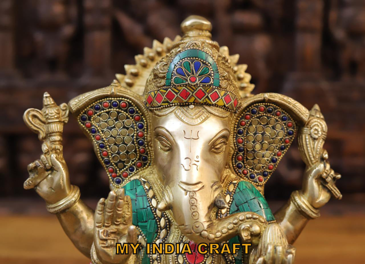 11.5" Ganesh statue for home